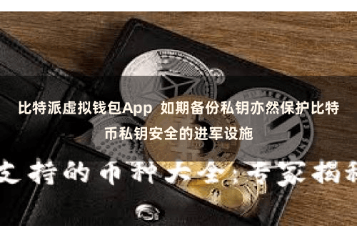 比特派虚拟钱包App  如期备份私钥亦然保护比特币私钥安全的进军设施